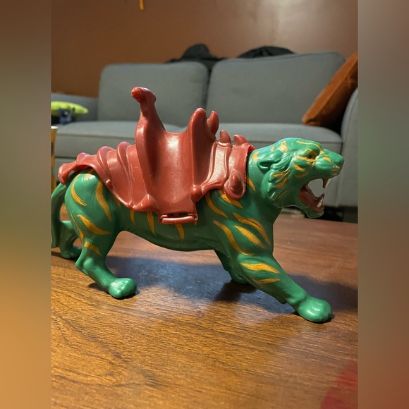 ⚡️Vintage Cringer Battlecat 1983 He-Man Masters Of The Universe Mattel Taiwan⚡️ - Picture 7 of 9